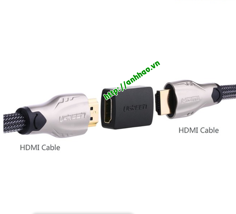 Đầu nối HDMI to HDMI Ugreen 20107 chính hãng